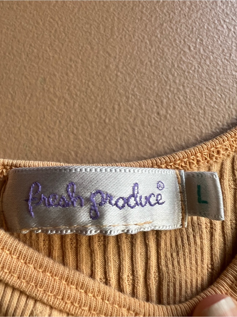 “Fresh Produce” yellow & white, lightweight ribbed cotton beach theme slip dress - Picture 12 of 13